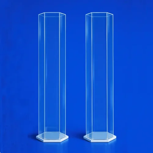 Colonna plexiglass per matrimoni