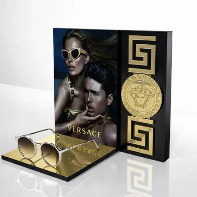 Espositore plexiglass occhiali Versace