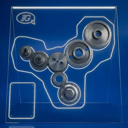 Espositore plexiglass illuminato a led Italgear