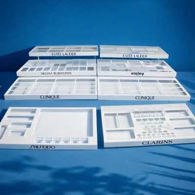 Espositore plexiglass profumerie per campioni