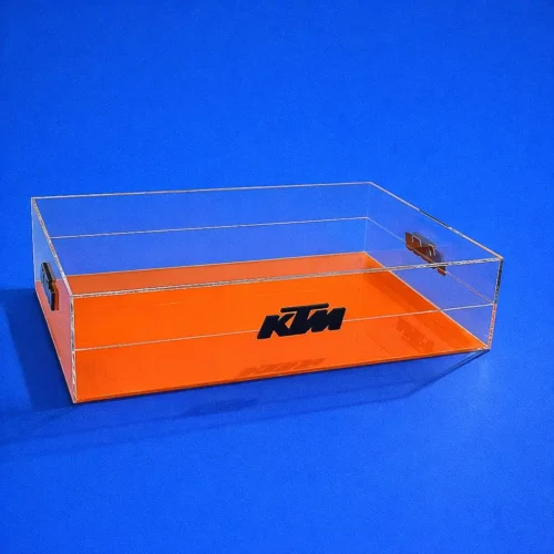 Teca espositiva plexiglass doppia