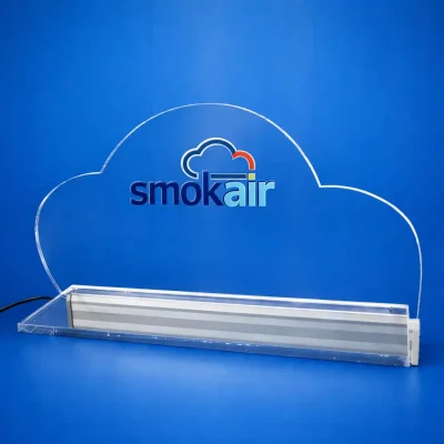Mensola PLEXIGLAS illuminata a led Smokair