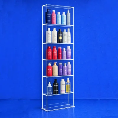 Mobile plexiglass espositivo prodotti per capelli