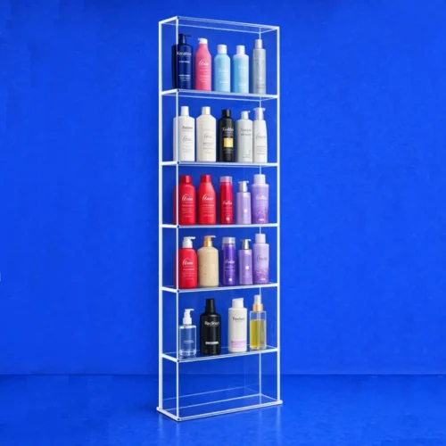 Mobile plexiglass espositivo prodotti per capelli