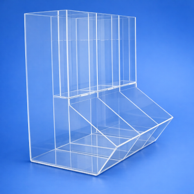 Silos plexiglass per alimenti distributore
