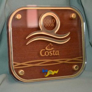 Plaque trophée Croisière Costa