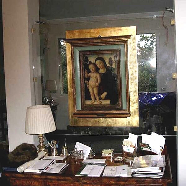 Parete divisoria plexiglass porta quadro in alto spessore