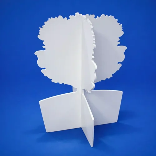 Albero totem 3D in PVC fresato