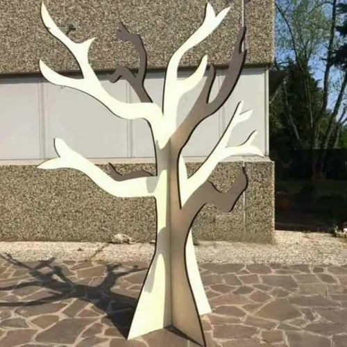 Albero totem 3D in legno taglio laser