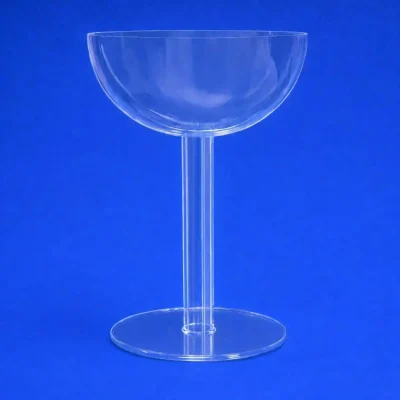 Bicchiere gigante plexiglass trasparente