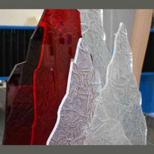 Decorazione Natalizia plexiglass frost dettaglio