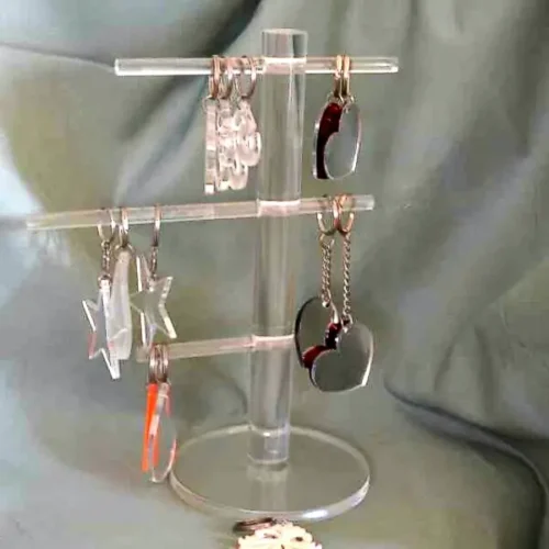Espositore portachiavi plexiglass trasparente