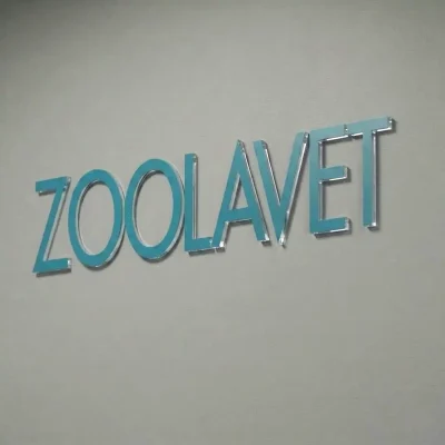 Insegna lettere plexiglass massello