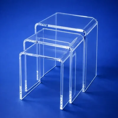 Tavoli plexiglass espositivi per vetrina