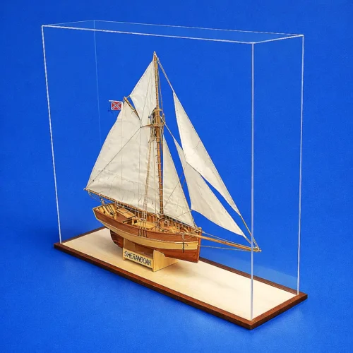 Teca di protezione plexiglass nave modellismo