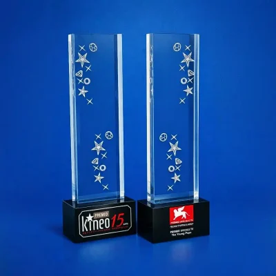 Trofeo plexiglass premiazione cinema