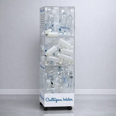 Espositore plexiglass a led Culligan