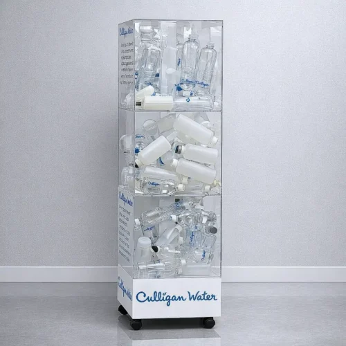 Espositore plexiglass a led Culligan