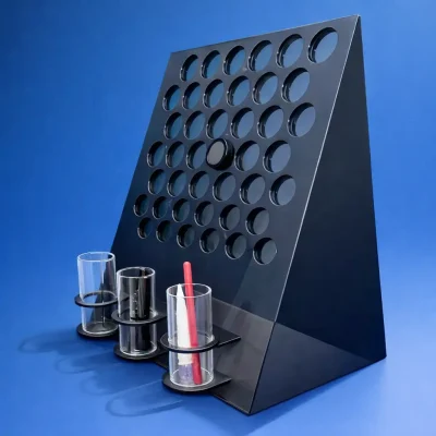 Espositore plexiglass fumè profumerie