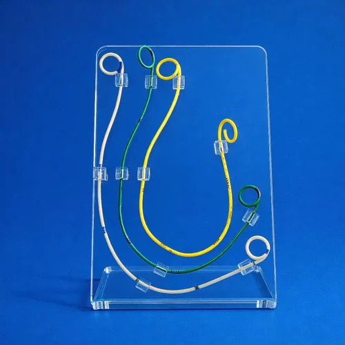 Espositore plexiglass per attrezzatura elettronica