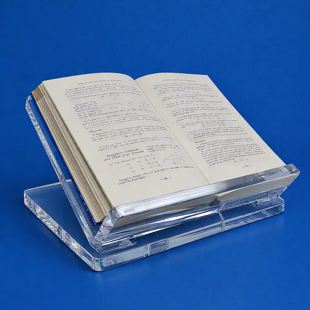 Leggio da tavolo plexiglass piegabile