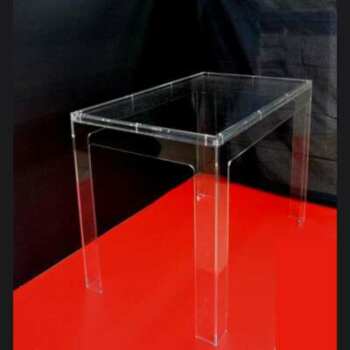 Tavolo plexiglass piano doppio tipo kartell