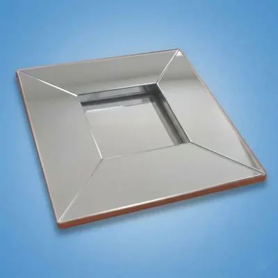 Cornice quadrata in plexiglass a specchio