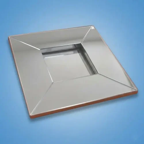 Cornice quadrata in plexiglass a specchio