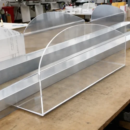Parafiato plexiglass per banco alimentari Street Food