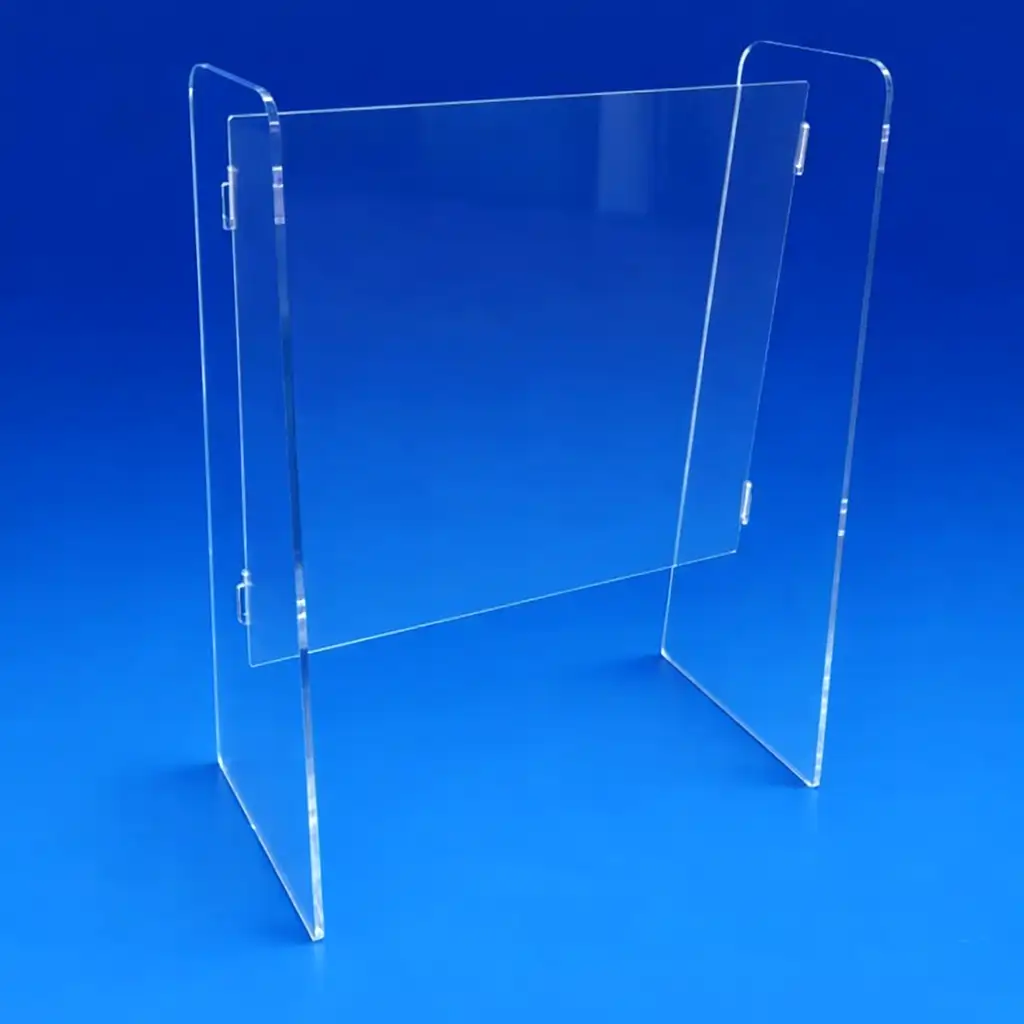Parafiato plexiglass autoportante smontabile Protezione e Privacy per il tuo Business