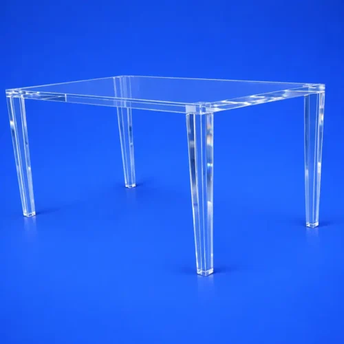 Tavolo gambe affusolate plexiglass