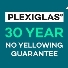 Plexiglass con una garanzia di 30 anni