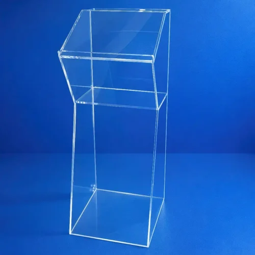 Leggio Podio in plexiglass trasparente