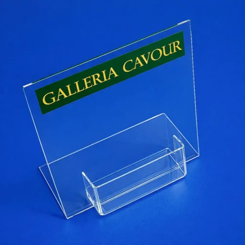 porta biglietti per boutique di lusso