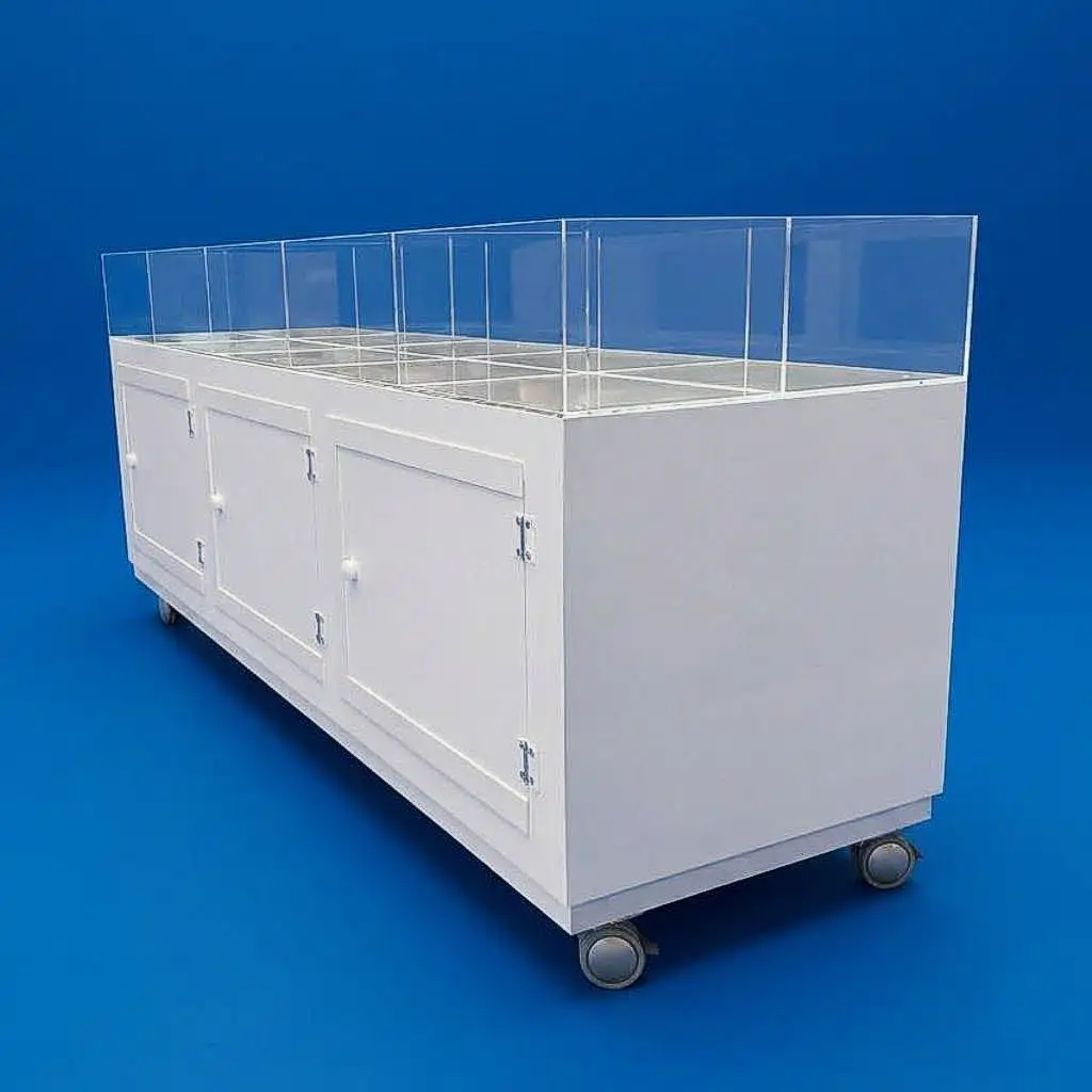 Espositore Mobile per Farmacia 2 Espositore Mobile Farmacia