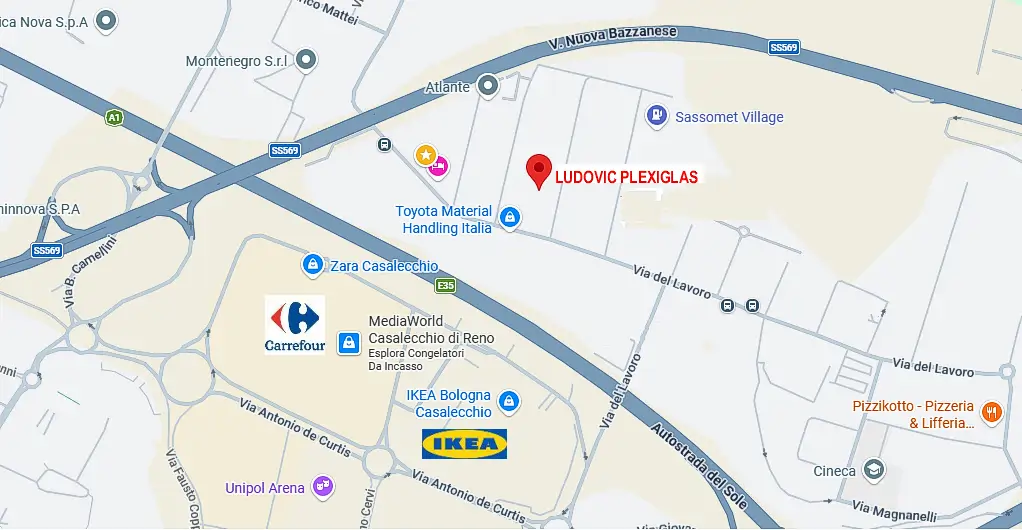 Vendita e Lavorazione PLEXIGLAS® Bologna: produzione su misura a Casalecchio di Reno 1 Lavorazione PLEXIGLAS Bologna