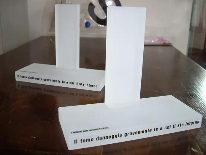 Rettifica, Lucidatura, Smussatura e Sabbiatura Plexiglas | LUDOVIC 2 sabbiatura satinatura